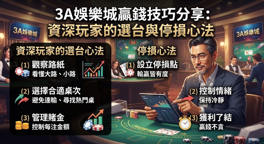 資深玩家的選台與停損心法